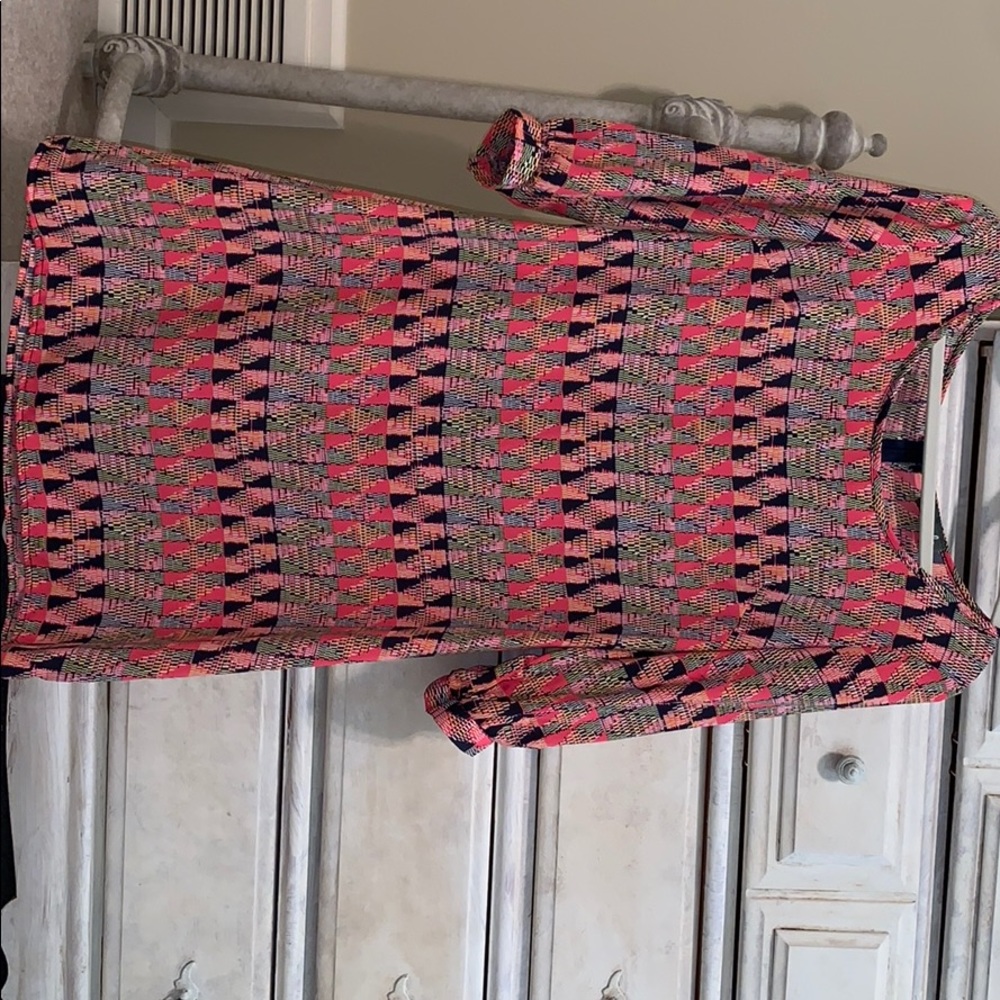 Patterned Shift Dress - image 1